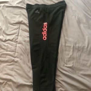 Adidas black capris -- LAST CHANCE!
